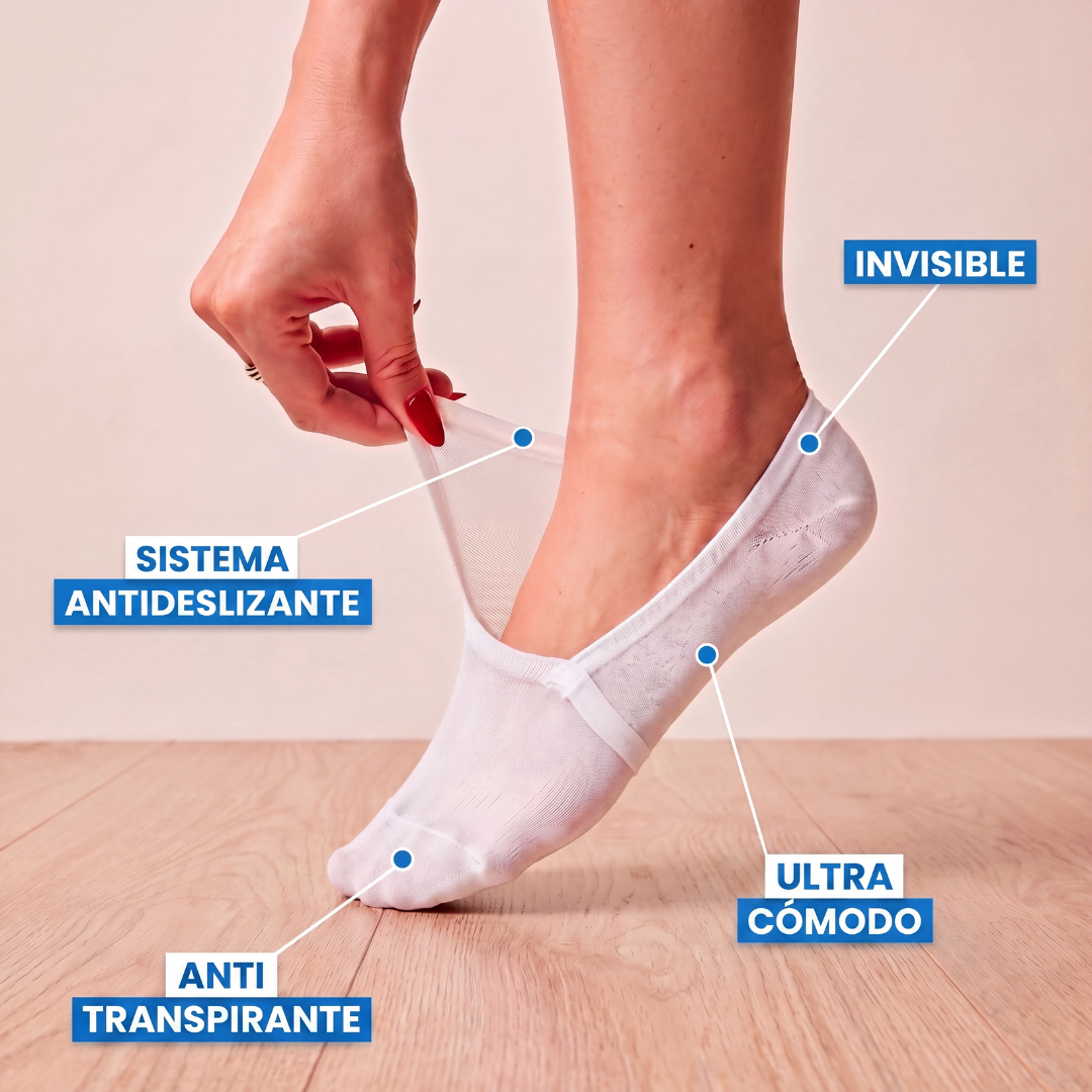 Calcetines Invisibles Komfort — Pack de 5 Pares