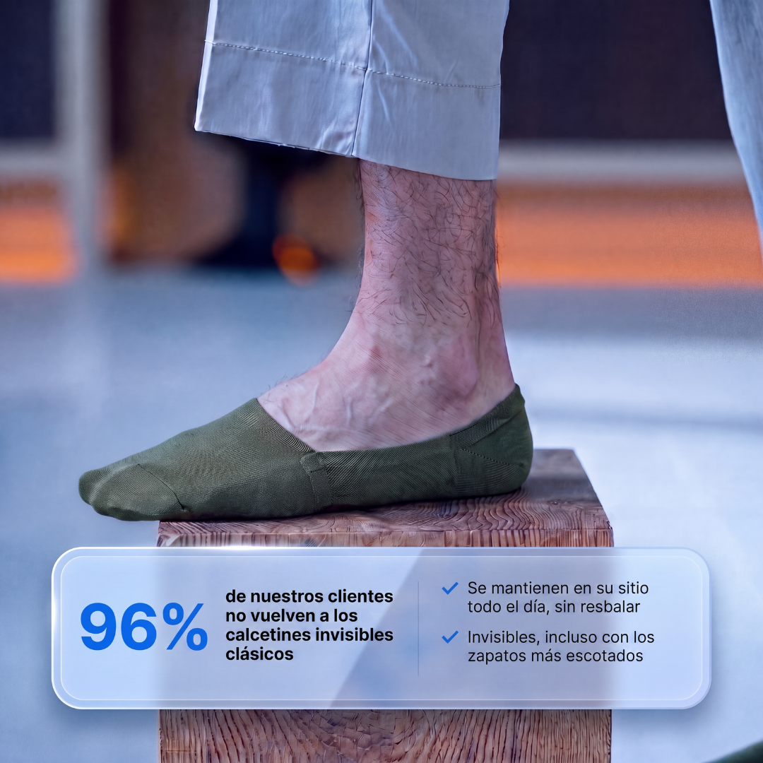 Calcetines Invisibles Komfort — Pack de 5 Pares